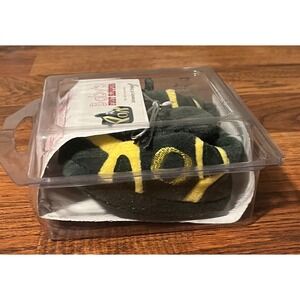Oregon Ducks Babys First Slippers Green Yellow Infant 0-9 Months NEW